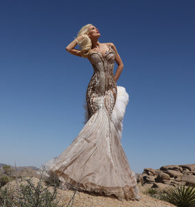 wedding dress designer mark zunino Mark Zunino Open-Back Wedding Dress
